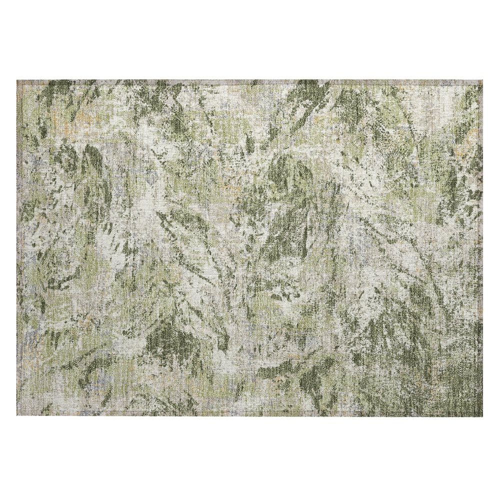 Chantille Machine Washable Indoor/Outdoor Abstract ACN2779 Olive 2 ft. x 3 ft. Accent Rug price history on PriceWatchPro