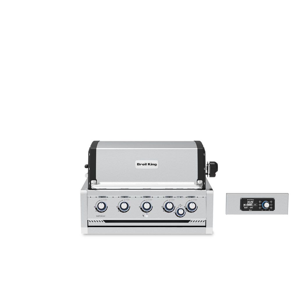 Imperial QS 570 5-Burner Built-In Natural Gas Grill Head with Rear Rotisserie Burner