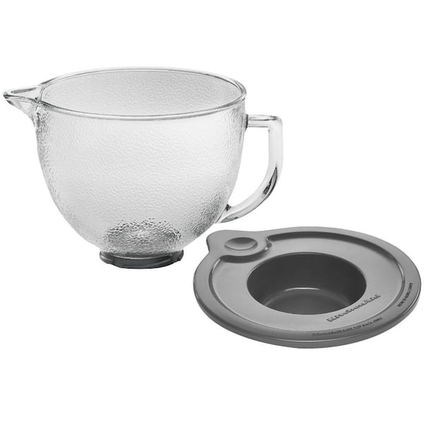 KitchenAid 5 Qt. Hammered Glass Bowl for Tilt-Head Stand Mixer