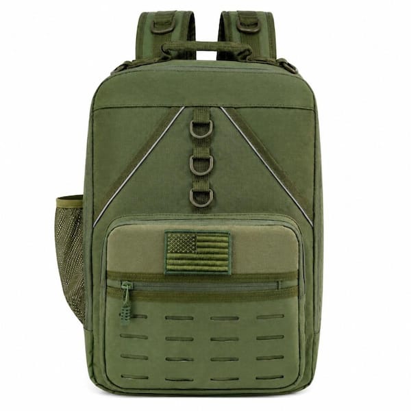 40L 26L Oxford Fabric Fishing Tackle Backpack with Rod Holder 4