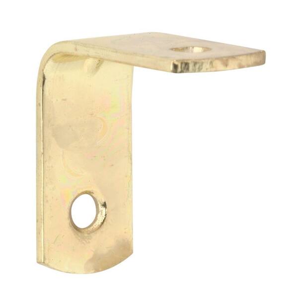 Schlage 1/2 in. x 1-1/8 in. Solid Brass Bracket