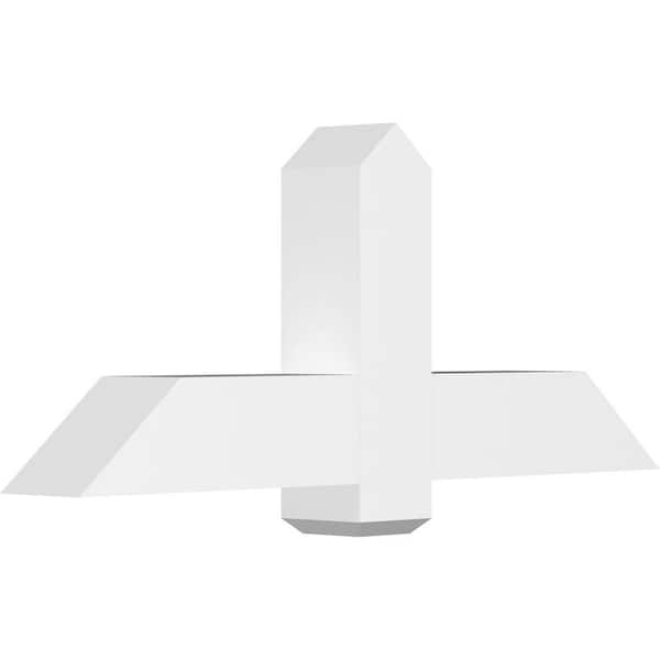 Ekena Millwork Eugene 48 in. W x 20 in. H x 6 in. D Signature Polyurethane Bracket