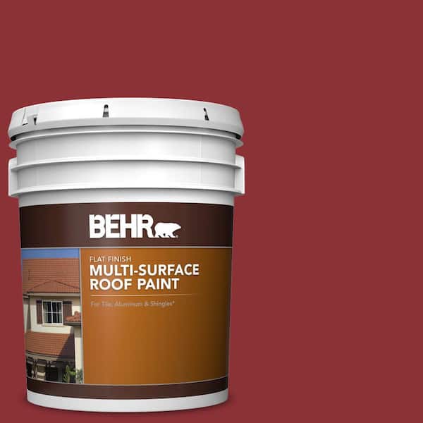 BEHR 5 gal. #PPU2-03 Allure Flat Multi-Surface Exterior Roof Paint