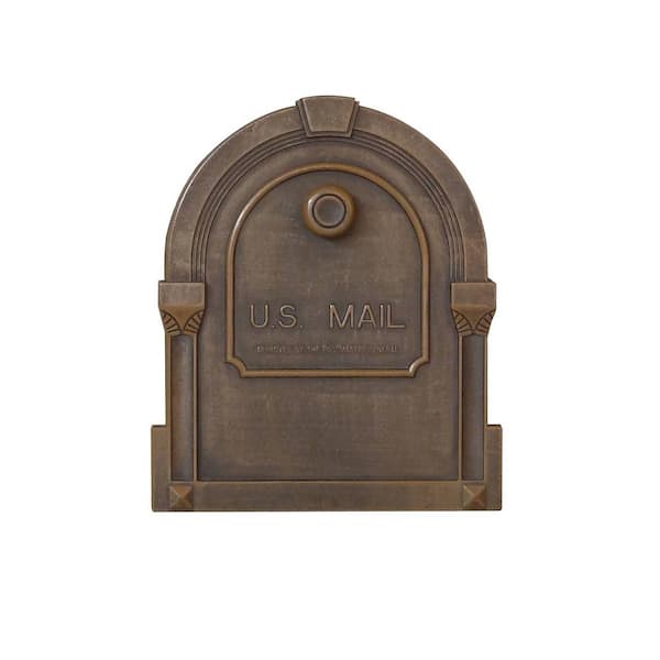 Savannah Copper Post Mount Mailbox SCS-1014-CP - The Home Depot