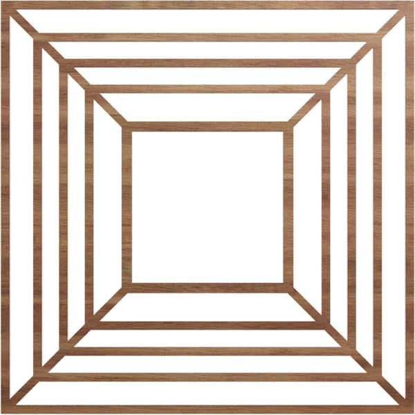 Ekena Millwork 0.25 in. x 40 in. x 40 in. Wood Medallion Moulding