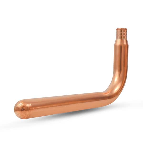 PLUMBFLEX 8 in. x 3/4 in. PEX Copper 90° Stub Out Elbow