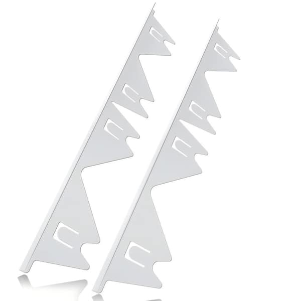 3.9 in. W x 0.79 in. H x 27.5 in. D, Range Gap Filler, Cabinet Filler with Retractable Heatproof Structure in White