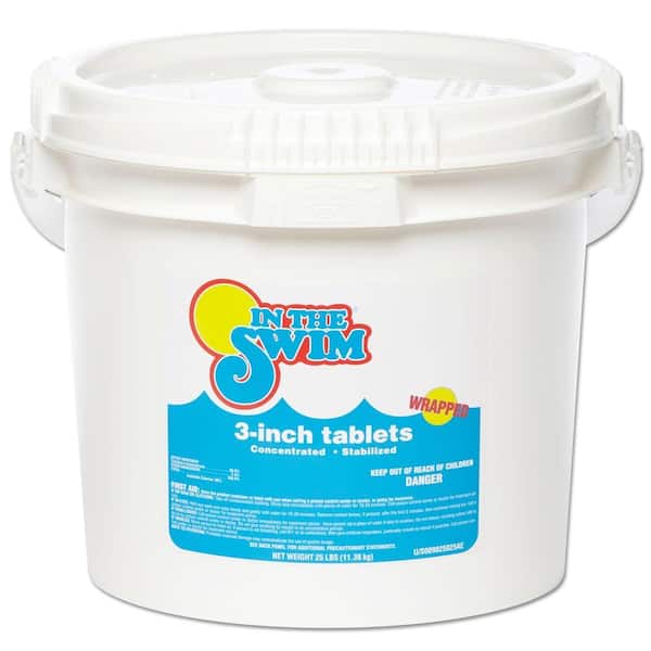 In The Swim 25 lbs. 3 in. Pool Chlorine Tablets