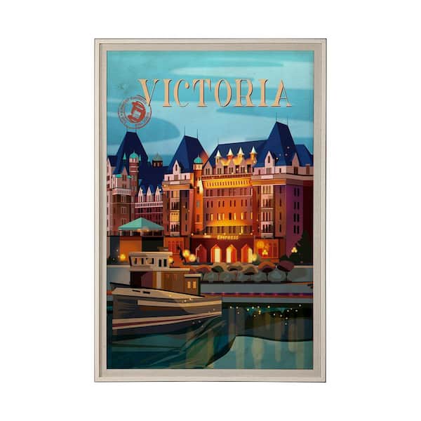 Victoria Go Series 1 Brown Framed Wall Art 61.5 in. x 41.5 in.