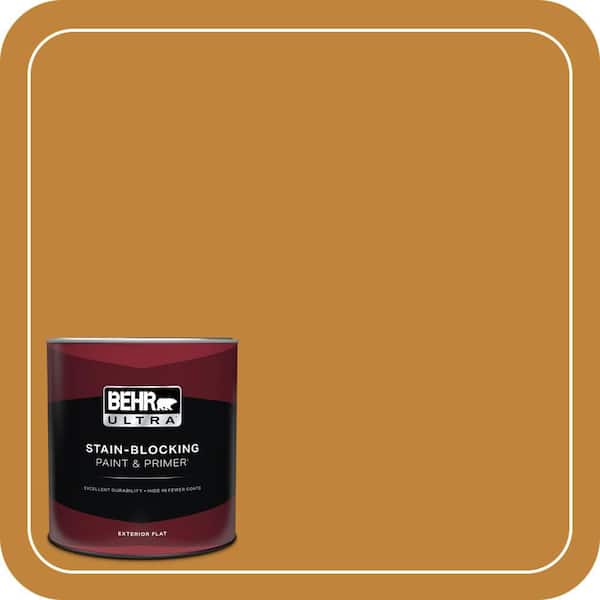 BEHR ULTRA 1 qt. #M260-7 Back to School Flat Exterior Paint & Primer