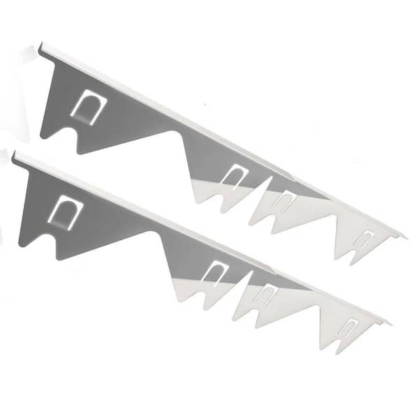 Stainless Steel Stove Gap Covers (2 Pack), Stove Gap Filler for Kitchen Oven Counter Side Gap, Range Trim Kit, Silver