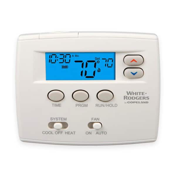 Copeland 80 Series Blue, 5+1+1 Day Programmable, Single Stage (1H/1C) Thermostat