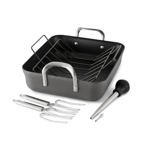 Classic™ Hard-Anodized Nonstick 16-Inch Roaster with Rack
