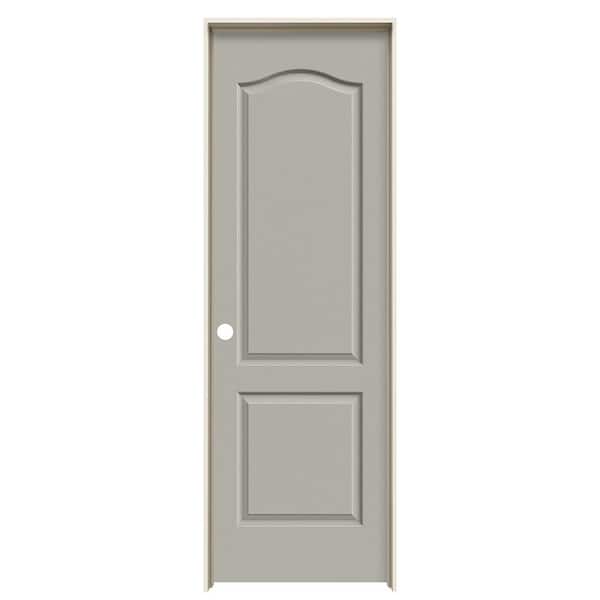 JELD-WEN 32 in. x 80 in. Camden Primed Right-Hand Textured Solid