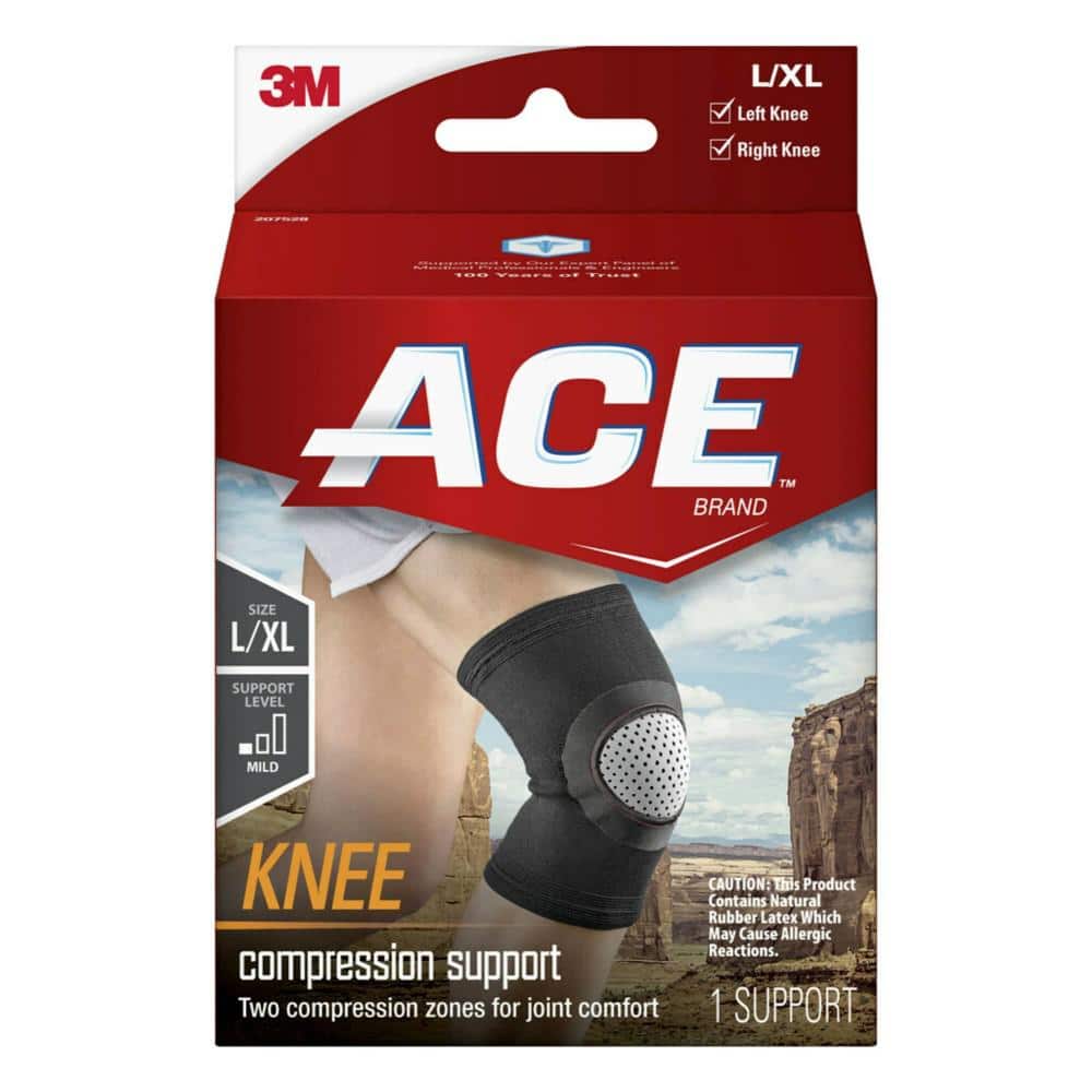 Ace Large/Extra Large Knee Support Black Elasto-Preene 207528