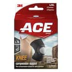 Ace Large/Extra Large Knee Support Black Elasto-Preene 207528 - The Home  Depot