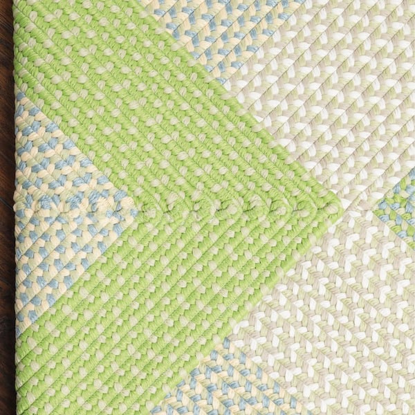 Blithe Lime 7 ft. x 9 ft. Braided Area Rug