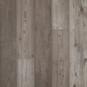 Outlast+ Grey Optimus Pine 12 mm T x 7.4 in. W Waterproof Laminate Wood Flooring (19.6 sqft/case)