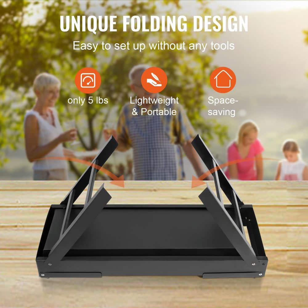 VEVOR 23'' Black Stainless Steel Portable Charcoal Grill