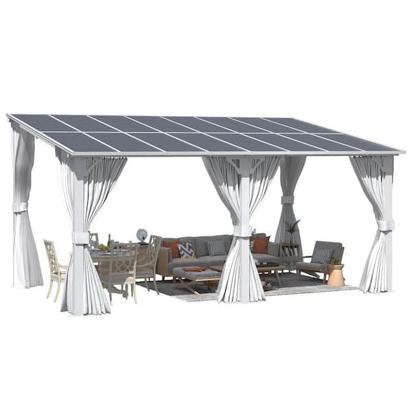 AECOJOY 16 ft. x 10 ft. Outdoor Hard Top Gazebo for Patio, Large