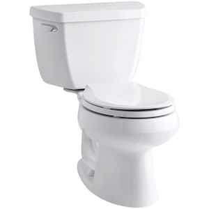 Wellworth Classic 2-Piece 1.28 GPF Single Flush Round Front Toilet with Class Five Flush Technology in White