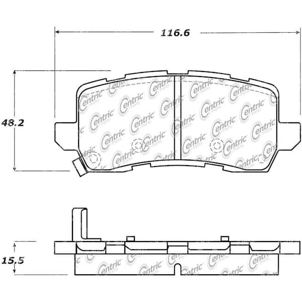 Centric Parts Disc Brake Pad Set