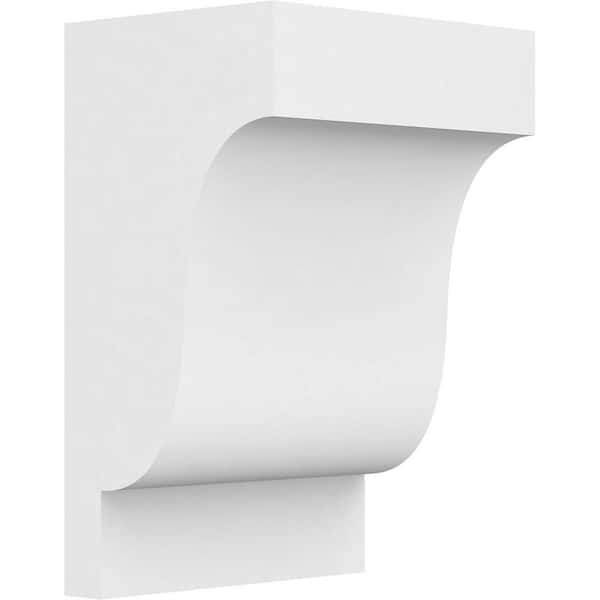 Ekena Millwork 5 in. x 8 in. x 4 in. Standard Newport Architectural Grade PVC Corbel