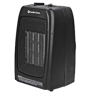Energy Save 1500-Watt Electric Ceramic Space Heater with Thermostat and Fan