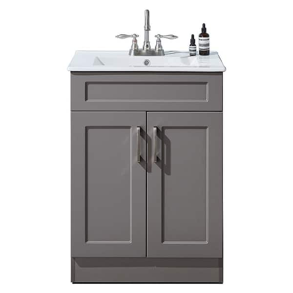 Merax 36'' Bathroom Vanity with Top Sink, Modern Bathroom Storage