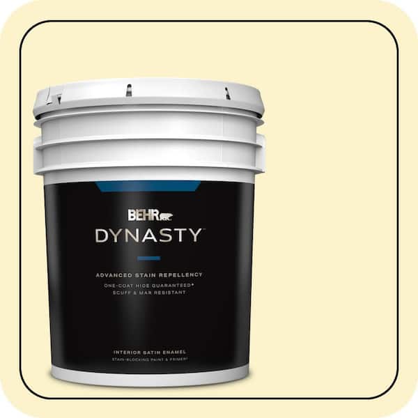 BEHR DYNASTY 5 gal. #390A-3 Twinkle Satin Enamel Interior Stain-Blocking Paint & Primer