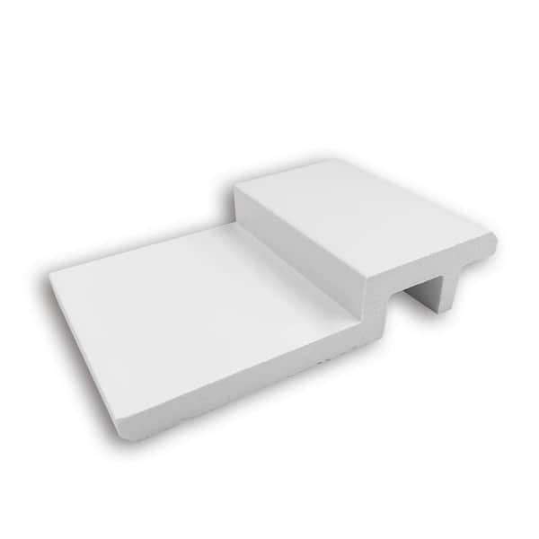 ORAC DECOR 1-1/4 in. D x 6-1/8 in. W x 4 in. L Primed White Plain Polyurethane Crown Moulding Sample