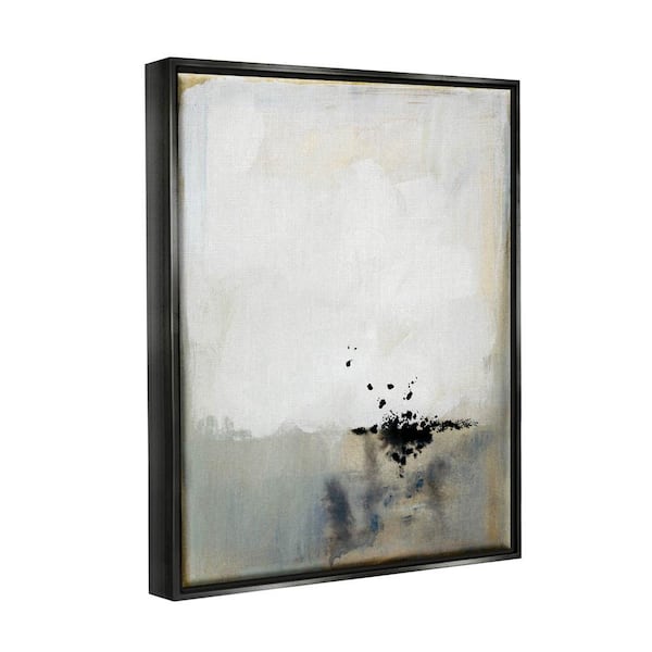 The Stupell Home Decor Collection Neutral Beige Painting Black Ink