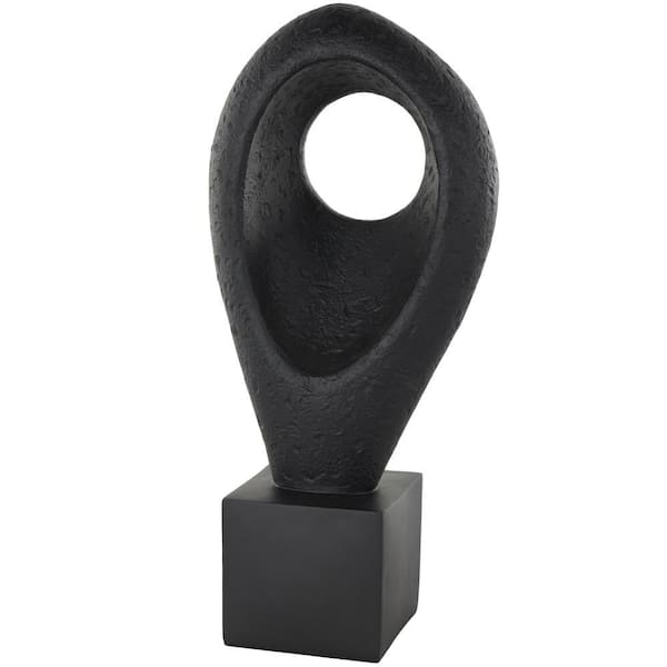 Deals Black Resin gymnast sculpture in loop