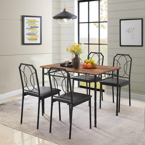 Accent table and online chairs