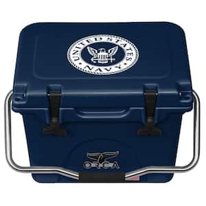 20 qt. Hard Sided Cooler US Navy in Navy