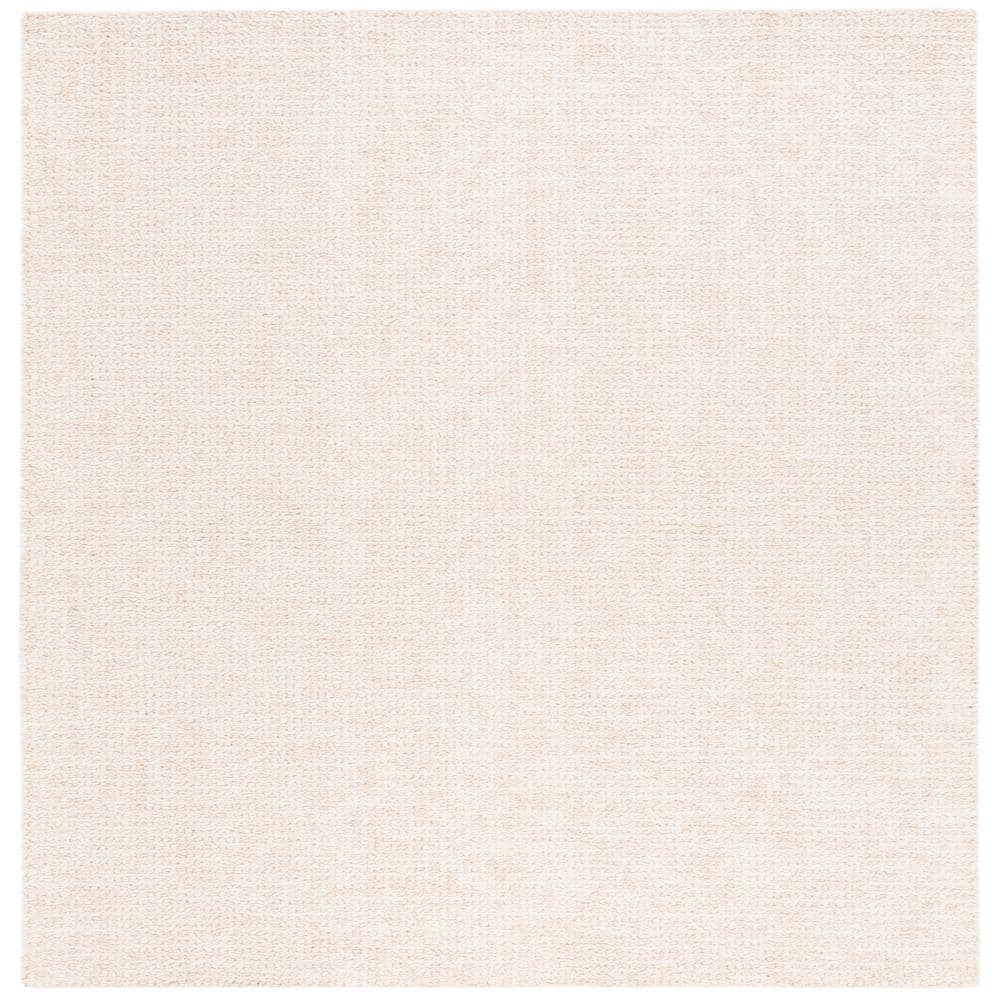 SAFAVIEH Abstract Ivory/Beige 6 ft. x 6 ft. Contemporary Marble Square ...