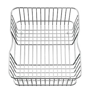 Coated Wire Rinse Basket in Stainless-Steel