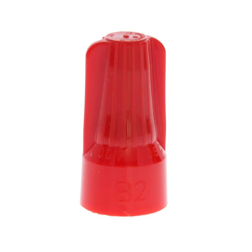 IDEAL B-CAP Wire Connector, Model B2 Red, (500 Bag) B2-B - The Home Depot