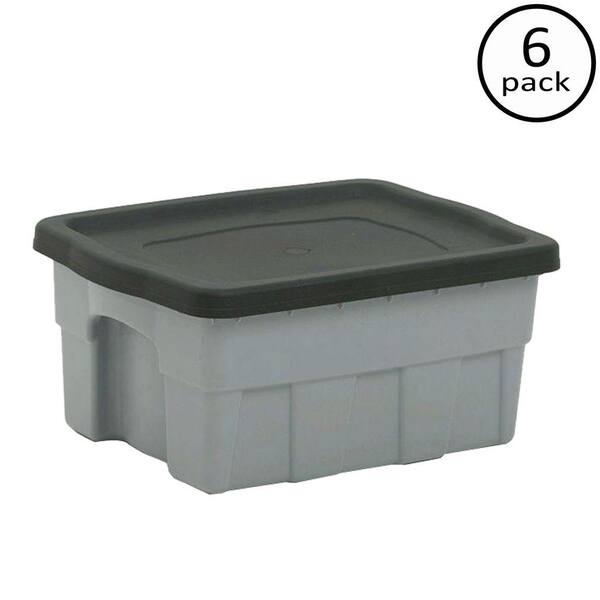 Centrex Plastics 4-Gal. Dura Box Storage Bin (6-Pack)