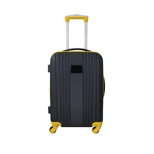 Carry-On Hardcase 21 in. Yellow Dual Color Expandable Spinner