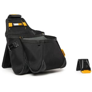 Mega Supply Pouch in Black with ClipTech Hub integration and 7 Hidden-Seam Pockets
