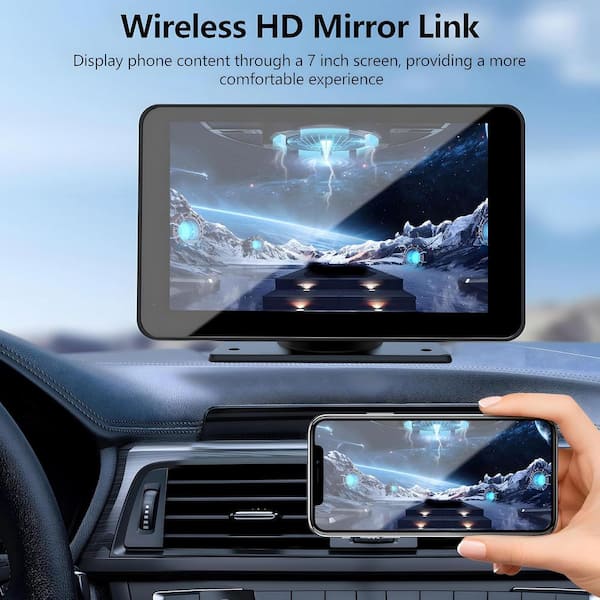 Yichuhaoxi Apple Carplay Screen for Car, 7 in. HD Portable Yichuhaoxi Apple Carplay Screen for Car, 7 in. HD Portable
