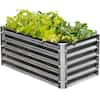 EarthMark Alto Series 22 in. x 40 in. x 17 in. Rectangle Galvanized ...