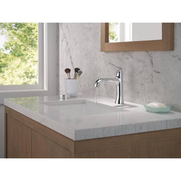 Delta Bonacci Single Handle Single Hole Bathroom Sink Faucet in