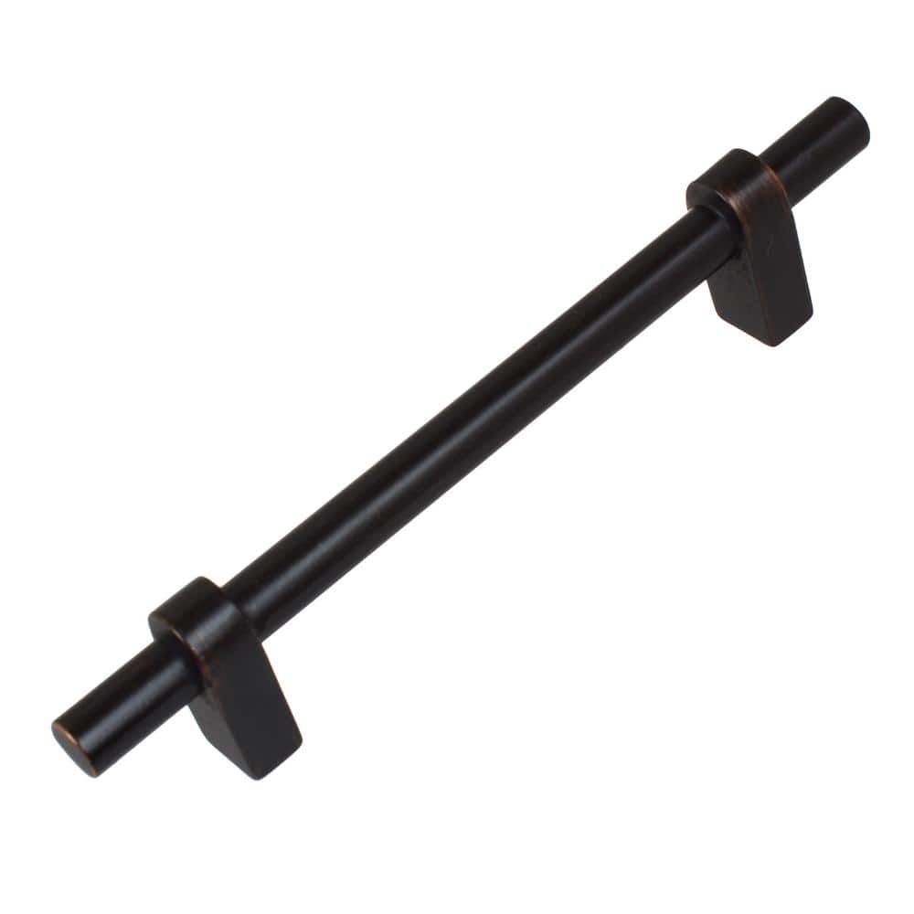 4-1/4 in. Center-to-Center Oil Rubbed Bronze Solid Euro T-Bar Handle Pull (10-Pack) price history on PriceWatchPro