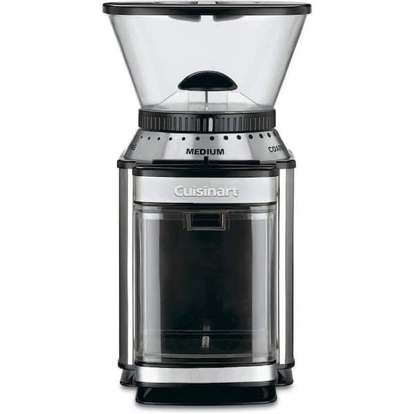 Black Stainless Steel Electric Coffee Grinder 18-Position Grind Selector in 500-Watts