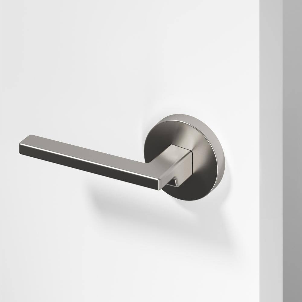 Dune Metal Brushed Nickel Dummy Door Handle with Round Rosette price history on PriceWatchPro