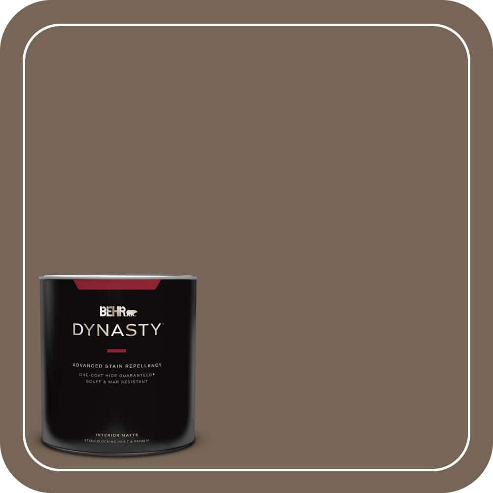 1 qt. #N220-6 Landmark Brown One-Coat Hide Matte Interior Stain-Blocking Paint and Primer price history on PriceWatchPro