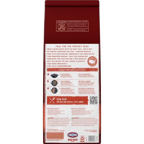 Kingsford - High Heat Briquets 12 lbs. Bag