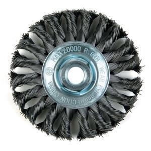 4 in. Knotted Wire Wheel Brush